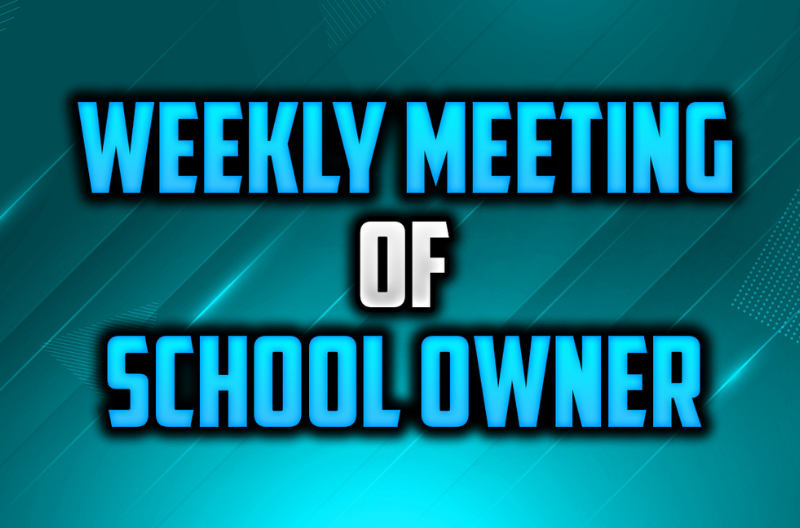 Weekly Meeting Every School Owner Should Have