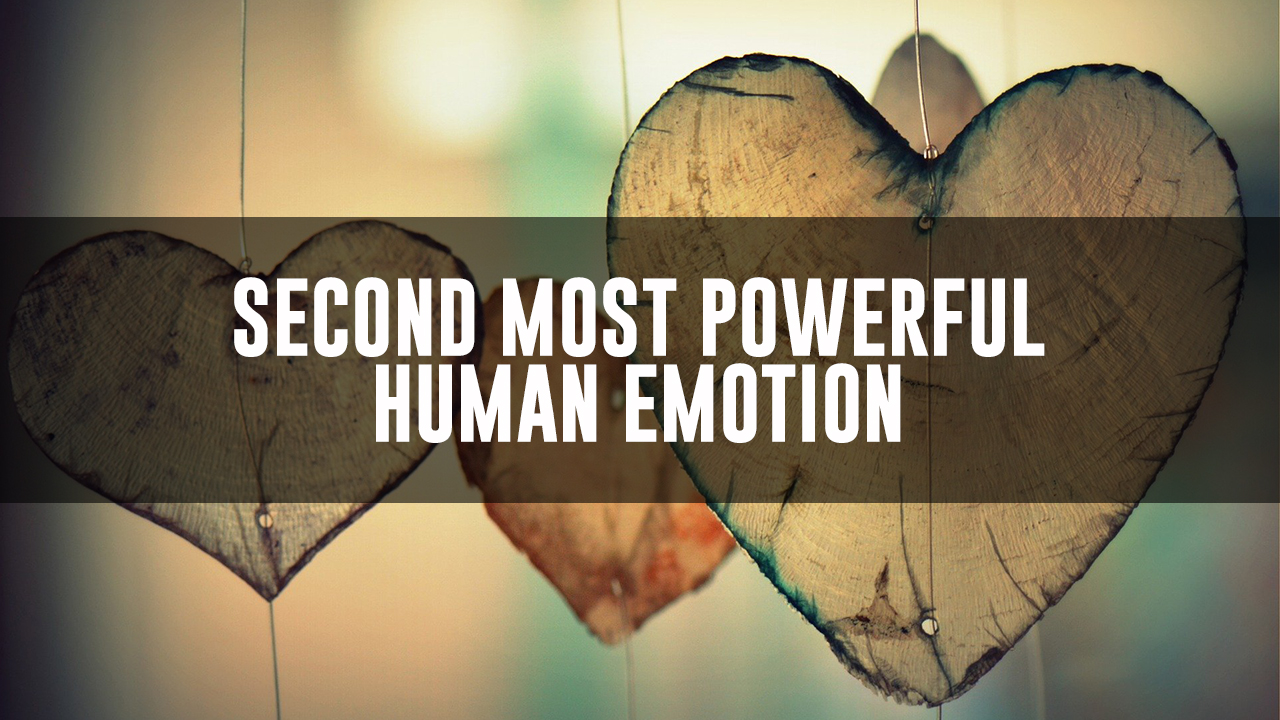 Second Most Powerful Human Emotion That Drives Us