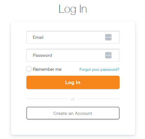 Log in to your account on Exercise.com.