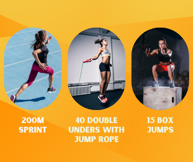 40 Double Unders with Jump Rope