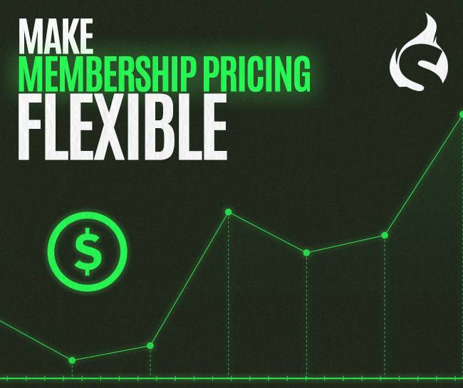 Make membership pricing flexible