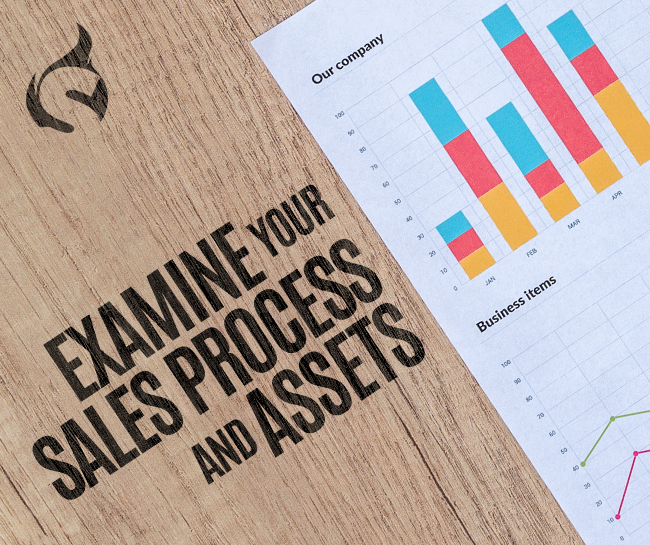 Examine your sales process and assets