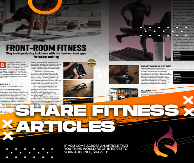 Share fitness articles