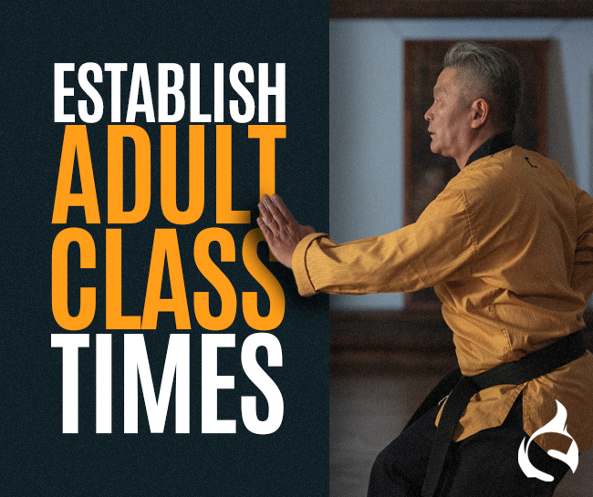 Establish adult class times