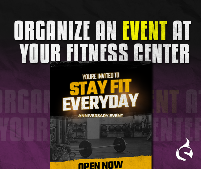 Organize an event at your fitness center