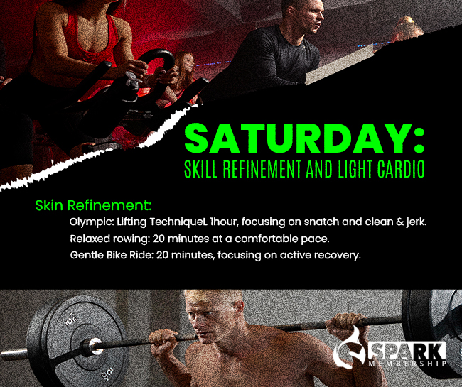 Saturday: Skill Refinement and Light Cardio