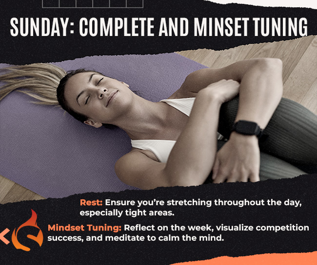 Sunday: Complete Rest and Mindset Tuning