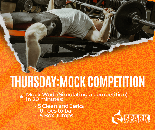 Thursday: Mock Competition