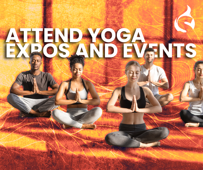 Attend Yoga Expos and Events