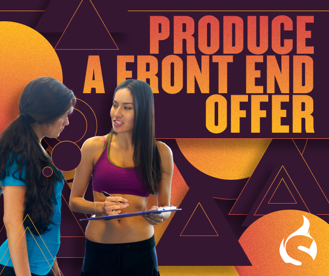 Produce a front end offer