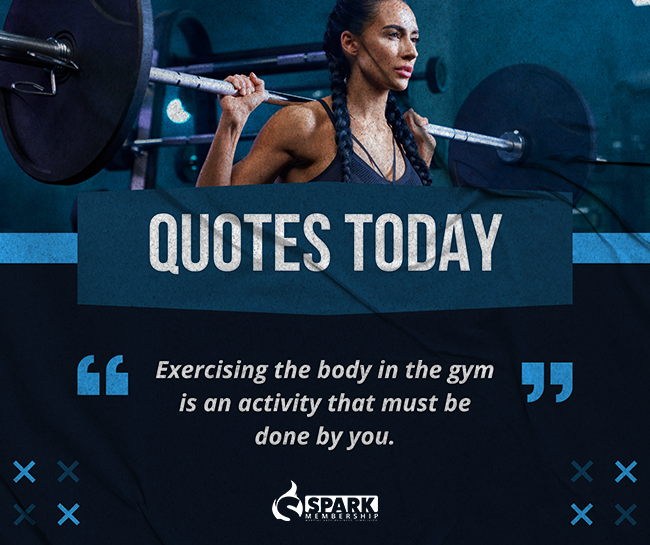 Use quotes or mantras to motivate someone to work out.