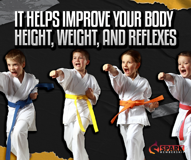 It helps improve your body height, weight, and reflexes