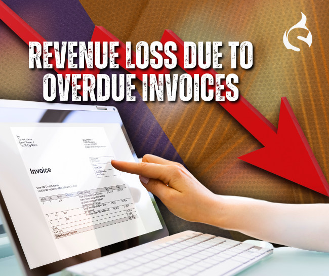 Loss of revenue from overdue invoices