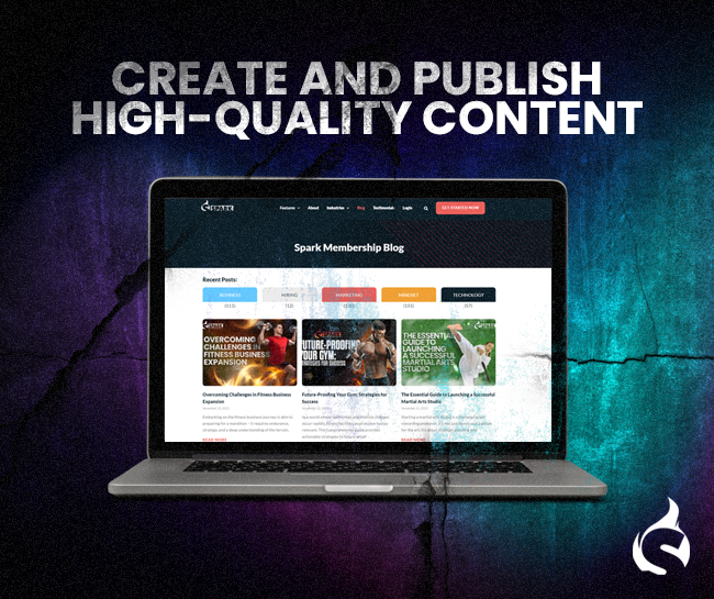 Create and publish high-quality content: