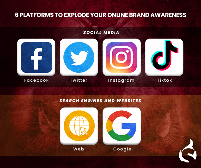 6 Platforms to Explode Your Online Brand Awareness