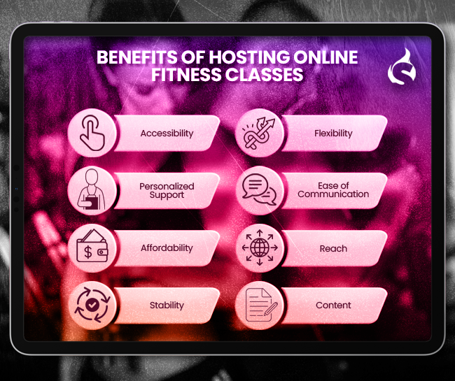 Benefits of Hosting Online Fitness Classes