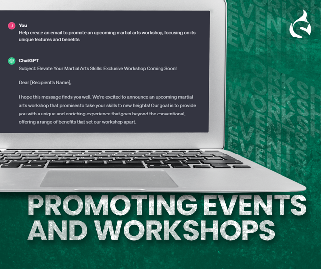 Promoting Events and Workshops