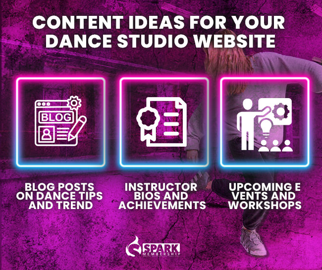 Content Ideas for Your Dance Studio Website